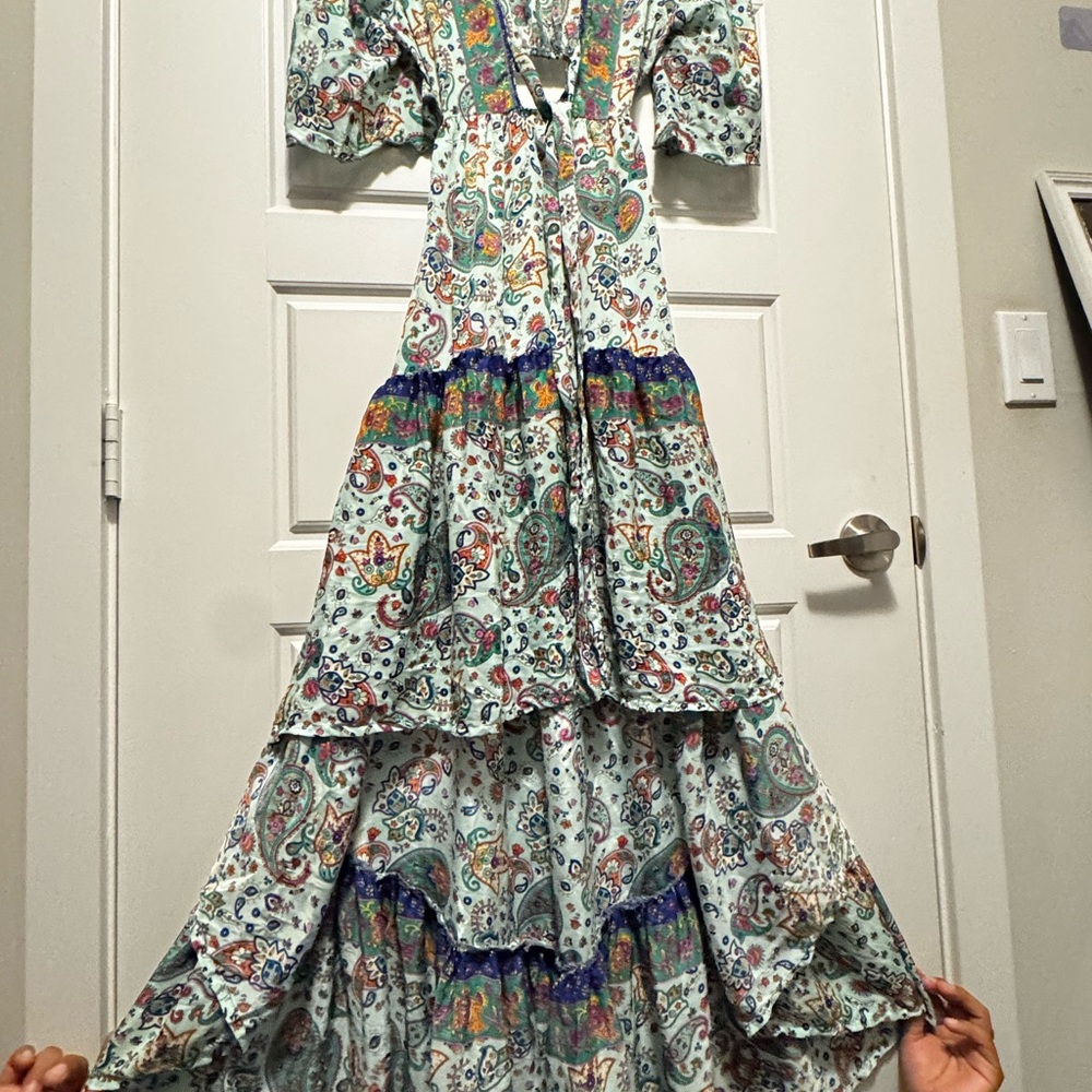 Floral Paisley Maxi Dress for beach size medium